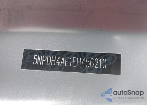 2014 Hyundai Elantra Se z USA, uszkodzony, nr VIN 5NPDH4AE1EH456210